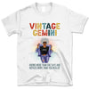Gemini Girl Zodiac Sign Retro Vintage Personalized May Birthday Gift For Her June Birthday Black Queen Custom June May Birthday Shirt