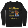 Pisces I Have 3 Sides Personalized March Birthday Gift For Her Custom Birthday Gift Black Queen Customized February Birthday T-Shirt Hoodie Dreameris