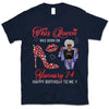 (Custom Birth Date) Personalized March Birthday Gift For Her Custom Birthday Gift Black Queen Customized March Birthday T-Shirt Hoodie Dreameris