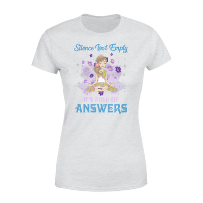 Sakura Silence isn't Empty It's Full Of Answers For Yoga Girls - Standard Women's T-shirt - Dreameris