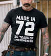 Made In 1972 50 Years Of Awesomeness 50th Birthday Gift Standard/Premium T-Shirt Hoodie - Dreameris