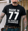 Made In 1977 45 Years Of Awesomeness 45th Birthday Gift Standard/Premium T-Shirt Hoodie - Dreameris