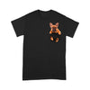 Frenchie In A Pocket Dog Lovers Gift - Standard T-Shirt - Dreameris