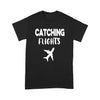 Catching Flights His and Hers Funny Couples Shirts, - Standard T-shirt - Dreameris