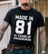 Made In 1981 41 Years Of Awesomeness 41st Birthday Gift Standard/Premium T-Shirt Hoodie - Dreameris