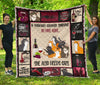 Dreameris A Woman Cannot Survive On Wine Alone She Also Needs Cats Gift For Cat Lovers Fleece/Sherpa Blanket - Dreameris