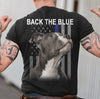American Flag Pitbull Back The Blue Standard Men T-shirt - Dreameris