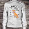 Anatomy Of A Shiba Inu Cute Dog Smile Gift For Dog Lovers Men Women Standard Crew Neck Sweatshirt - Dreameris