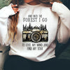 And Into The Forest I Go To Lose My Mind And Find My Soul Camera Standard Crew Neck Sweatshirt - Dreameris