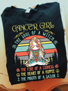 Cancer Girl June July The Soul Of A Witch Retro Vintage Birthday Gift Standard/Premium T-Shirt Hoodie - Dreameris