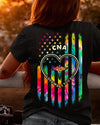 CNA Love What You Do American Flag For Nurse Gift Standard/Premium T-Shirt - Dreameris