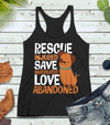 Cute Dog Rescue Injured Save Mistreated Love Abandoned Dog Premium Women's Tank - Dreameris