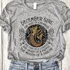December Girl The Soul Of Mermaid Fire Of Lioness Heart Of Hippie Mouth Of Sailor Standard Women's T-shirt - Dreameris