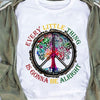 Every Little Thing Is Gonna Be Alright Peace Tree Of Life Cotton T Shirt - Dreameris