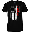 Farmer American Flag Vintage Patriotic 4th Of July Independence Day Cotton T-Shirt - Dreameris