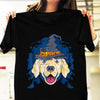 Funny Awesome Golden Retriever Witch In Halloween Gift Men Women Dog Lovers T shirt - Dreameris