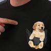 Golden Retriever Pocket Pretty Design For Anyone Loves Dogs Gift Standard/Premium T-Shirt - Dreameris