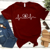 Heartbeat Book Gift Men Women Classic T-shirt - Dreameris