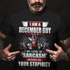 I Am A December Guy Cowboy Skull  My Level Of Sarcasm Depends On Your Stupidity Gift Standard/Premium T-Shirt Hoodie - Dreameris