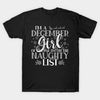 I'm A December Girl Of Course I'm On The Naughty List Gift Standard/Premium T-Shirt Hoodie - Dreameris