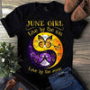 June Girl Live By The Sun Love By The Moon Butterfly Cotton T-Shirt - Dreameris