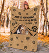 Just So You Know Cute Cat Gift For Cat Lovers Fleece/Sherpa Blanket - Dreameris