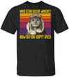 Mike Echo Oscar Whiskey Funny Pilot Cat Retro Color Vintage Gift For Cat Lovers Men Women Standard/Premium T-Shirt Hoodie - Dreameris