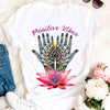 Positive Vibes Mandala Tatoos Hands Om Gift For Yogis Standard/Premium T-Shirt - Dreameris
