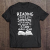 Reading Gives Us Some Place Gift Book Lovers T-Shirt - Dreameris