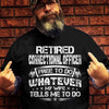 Retired Correctional Officer Free To Do What My Wife Tells Me To Police Retirement Gift - Dreameris