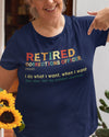 Retired Correctional Officer Noun I Do What I Want Retirement Gift - Dreameris