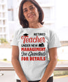 Retired Teacher Under New Mangement See Grandkids For Details Retire Retirement Gift - Dreameris