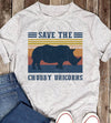 Rhino Save The Chubby Unicorns Standard Men T-Shirt - Dreameris