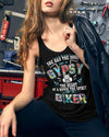She Had The Soul Of A Gypsy The Heart Of A Hippie The Spirit Of A Biker Premium Women's Tank - Dreameris