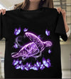 Turtle Purple Butterfly Gift Standard/Premium T-Shirt - Dreameris