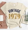 Vintage 1979 Birthday Leopard Pattern Standard/Premium T-Shirt - Dreameris