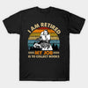 Vintage I'm Retired My Job Is To Collect Books Gift Book Lovers T-Shirt - Dreameris