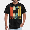 Vintage Retro Labrador Retriever  Grandpa Dog Gift Men Dog Lovers T shirt - Dreameris