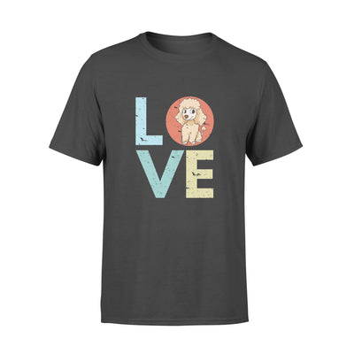 Love Poodle Vintage - Standard T-shirt - Dreameris