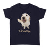 Holly -  Custom illustrated Pet Personalized - Women T-shirt - Dreameris