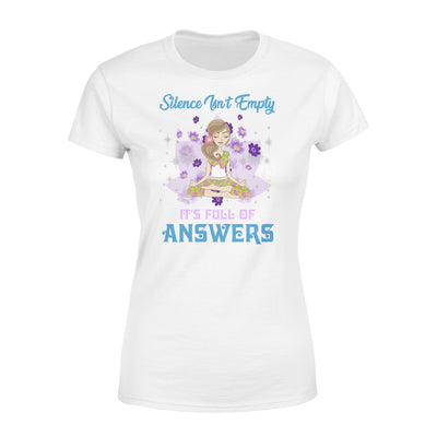 Sakura Silence isn't Empty It's Full Of Answers For Yoga Girls - Standard Women's T-shirt - Dreameris