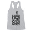A Woman Without A Man Is Like A Fish Without A Bicycle - Premium Women's Tank - Dreameris