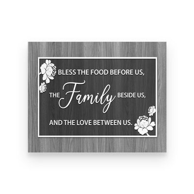 Bless The Food Before Us The Family Beside Us And The Love Between US Poster - Dreameris