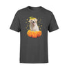 Cute Labrador Retriever Dog In Pumpkin Halloween Gift - Standard T-shirt - Dreameris