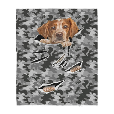 Dreameris Brittany Dog Gift - Sherpa Blanket - Dreameris