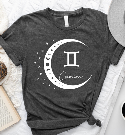 Moon Zodiac Sign Horoscope Gemini May Birthday Standard/Premium T-Shirt - Dreameris