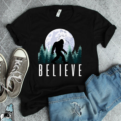 Believe Sasquatch Bigfoot Standard/Premium T-Shirt Hoodie - Dreameris