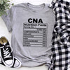 Certified Nurse Aide CNA Nutrition Facts Gift For CNA Top Selling Standard/Premium T-Shirt Hoodie