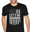 Let's Go Brandon Black And White American Flag Funny Standard/Premium T-Shirt Hoodie - Dreameris