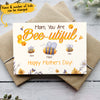 You Are Bee-utiful Funny Cute Bee Custom Name Personalized Mother's Day Gift 7x5 Postcard - Dreameris
